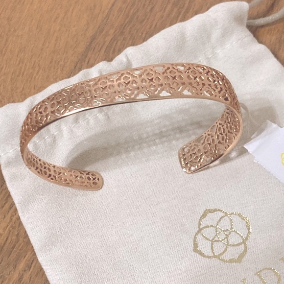 Kendra Scott Jewelry - KENDRA SCOTT  Uma Logo Cuff Bracelet In Rose Gold